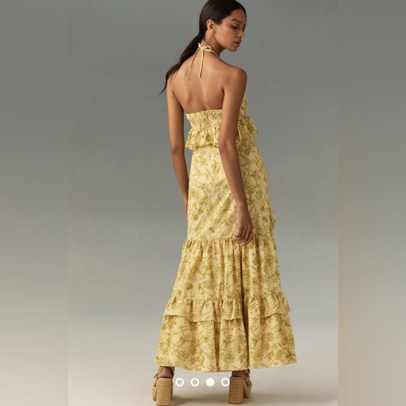 HUTCH Rocco Halter Ruffled Maxi, size S - Picture 4 of 5